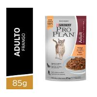 Ração Úmida Gatos Adultos Frango ao molho 85g PRO PLAN - 1