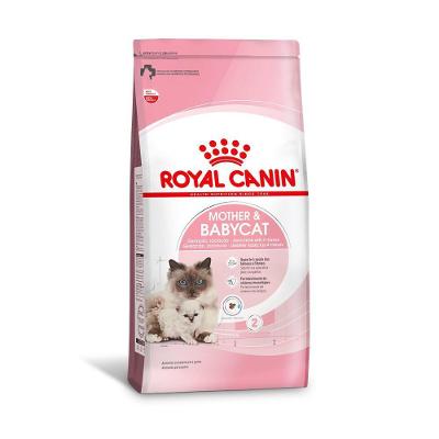 Ração Seca Mother e Babycat para Gatas gestantes/lactantes e Gatos Filhotes de 1 a 4 Meses de Idade - 4 Kg Royal Canin