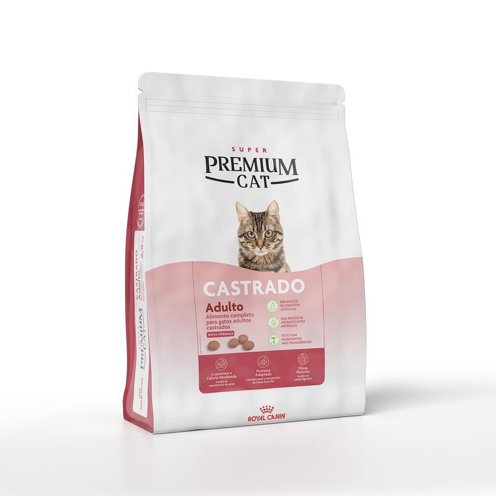Ração Seca Super Premium Cat para Gatos Adultos Castrados 1kg Royal Canin - 1