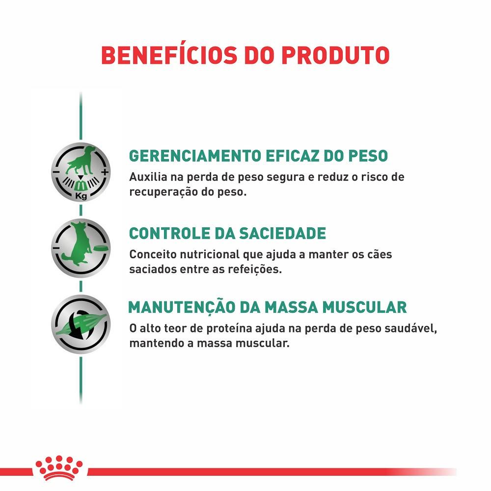 Ração Seca Veterinary Diet Satiety Support para Cães Adultos com Excesso de Peso 10Kg Royal Canin - 2