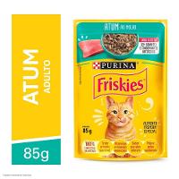 Ração Úmida Gatos Adultos Atum 85g Friskies - 1