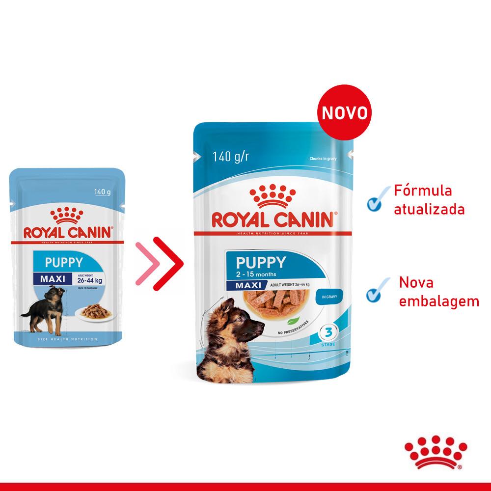 Ração Úmida Maxi Puppy para Cães Filhotes de Porte Grande Royal Canin 140g - 2