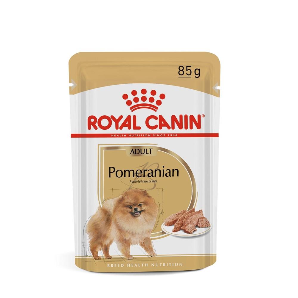 Ração Úmida Sachê Pomeranian para Cães Adultos da Raça Lulu da Pomerânia Royal Canin 85 g - 1