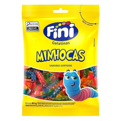 Minhocas Brilho 80g Fini