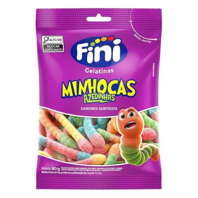 Minhocas Cítricas 80g Fini