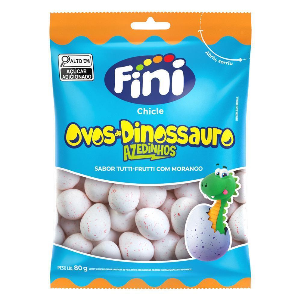 Chicle Ovos Dinossauro 80g Fini - 1