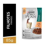Ração Úmida Pro Plan Gatos Filhotes Frango ao molho 85g - 1