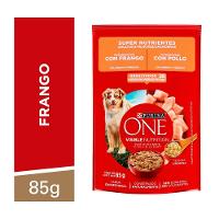 Ração Úmida Purina One Cães Adultos e Filhotes Frango 85g - 1