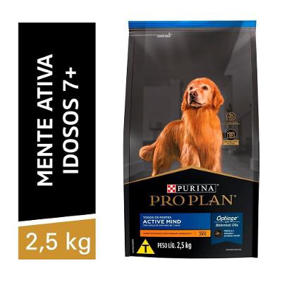 Ração Pro Plan Mente Ativa Cães Adultos 7+ Frango 2,5kg