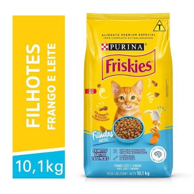 Ração FRISKIES Gatos Filhotes Frango e Leite 10,1kg
