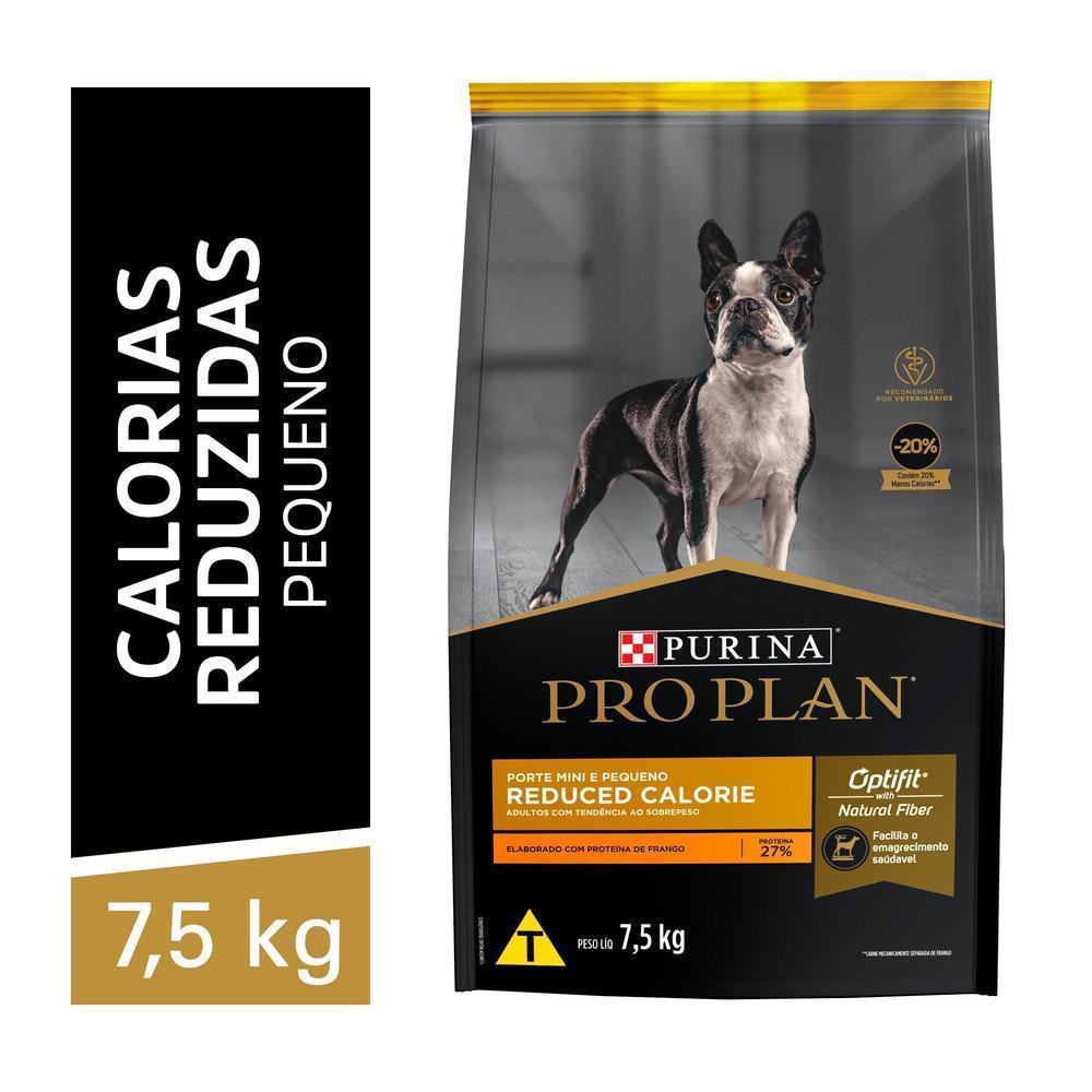 Ração Pro Plan Calorias Reduzidas Cães Adultos Minis e Pequenos 7,5kg - 1