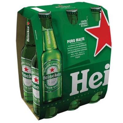 Cerveja Pilsen Heineken 330ml com 6 Unidades