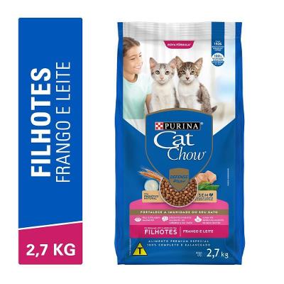 Ração Gatos Filhotes Frango 2,7kg Cat Chow