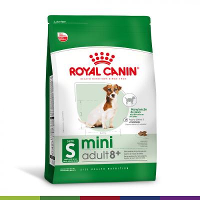 Ração Seca Mini Adult 8+ para Cães Adultos de Porte Pequeno com 8 Anos ou mais - 7,5 Kg Royal Canin