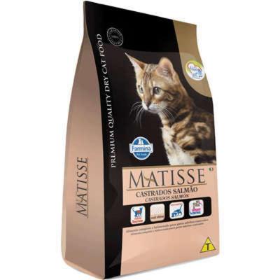 Matisse para Gatos Adultos Castrados de Todas as Raças Sabor Salmão e Arroz 2Kg