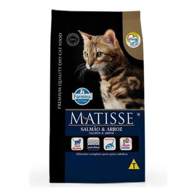 Matisse para Gatos Adultos de Todas as Raças Sabor Salmão e Arroz 2Kg