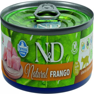 NeD Natural para Gatos de Todas as Raças Sabor Frango 70g