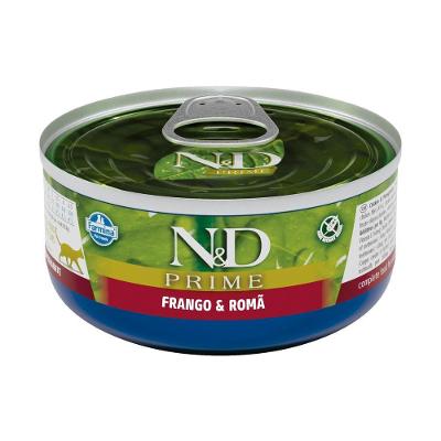 NeD Prime para Gatos Adultos de Todas as Raças Sabor Frango e Romã 70g