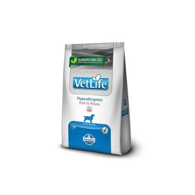 Vet Life Hypoallergenic Pork e Potato para Cães Adultos de Todas as Raças 10,1Kg