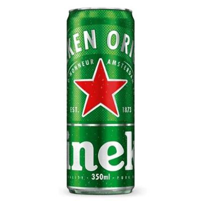 Cerveja Lager Heineken Lata 350ml - Pack com 24 Unidades