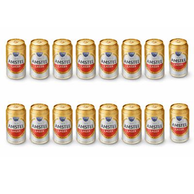 Cerveja Lager Puro Malte Amstel 16 Latas 269ml