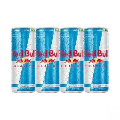 Kit com 4 Energético Sem Açúcar Red Bull 250ml