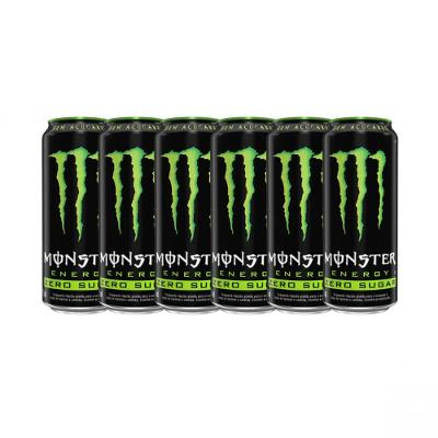 Kit com 6 Energético Zero Açúcar Monster 473ml