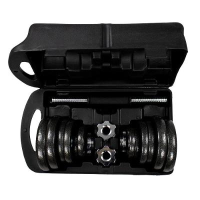 Kit Anilhas + Halteres Gallant Na Maleta 20kg Elite Cromado - (GDB20R1A-PT)