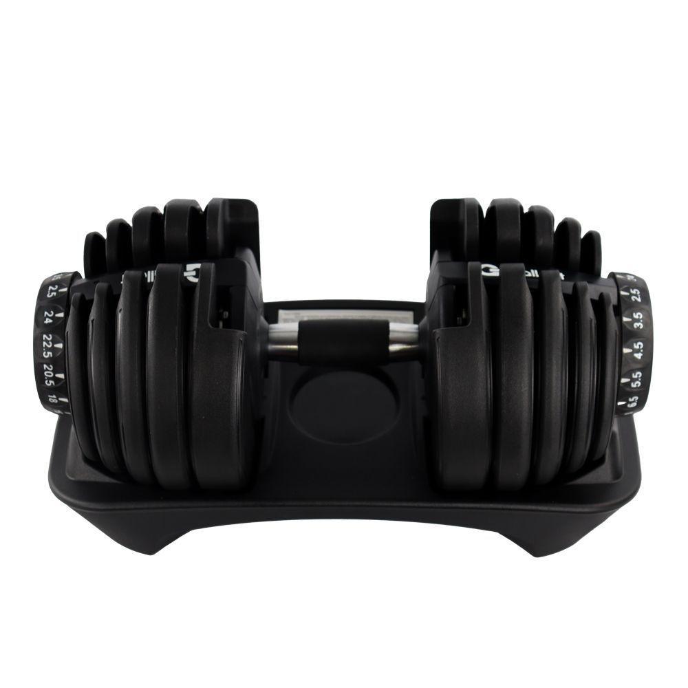 Dumbbell Halter Gallant Regulável Anilhas 24kg Com Base Elite Pro - (GDB24R0A-PT) - 4