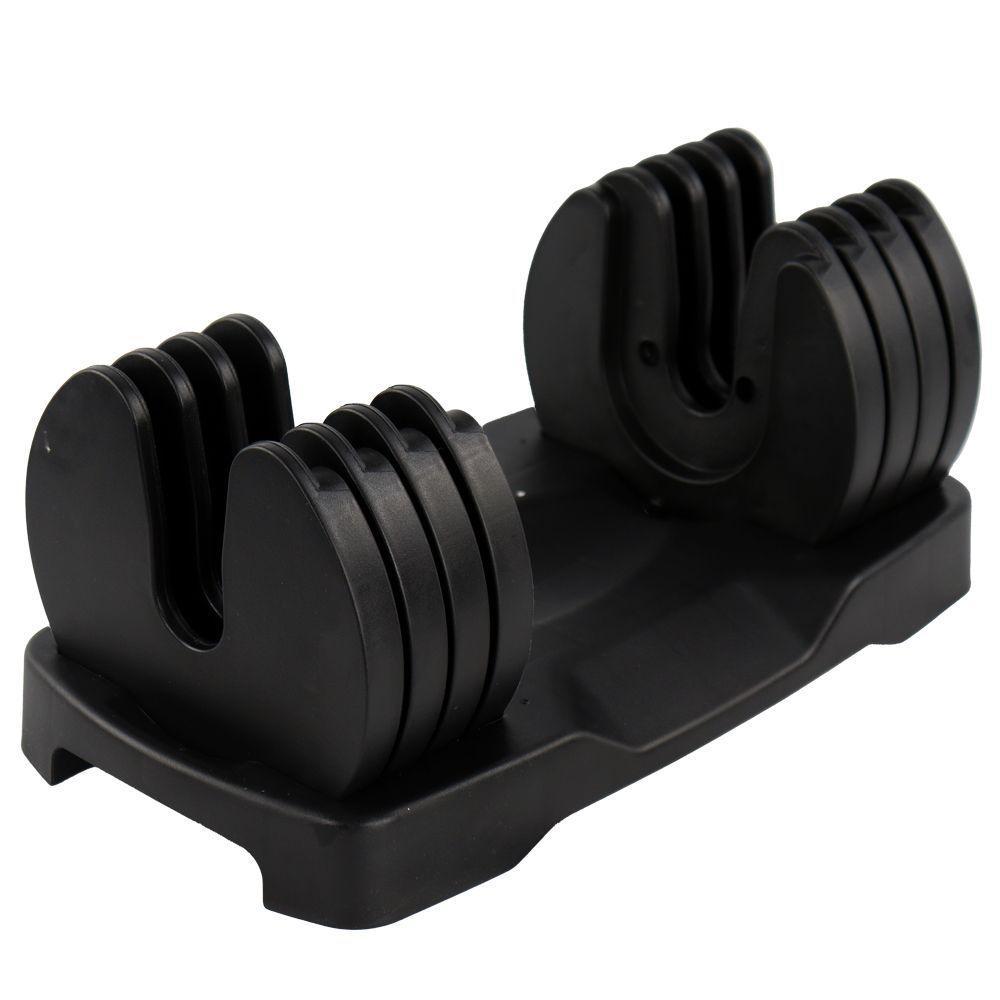 Dumbbell Halter Gallant Regulável Anilhas 11,5kg Com Base Elite Pro - (GDB12R0A-PT) - 7