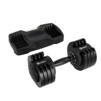 Dumbbell Halter Gallant Regulável Anilhas 11,5kg Com Base Elite Pro - (GDB12R0A-PT) - 6