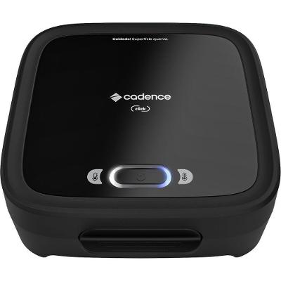 Sanduicheira Elétrica Click SAN400 Chapa Antiaderente 750W Preto 110V