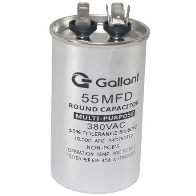 Capacitor Gallant CBB65 55µF ±5% 380VAC - (GCP55S00A-IX380)