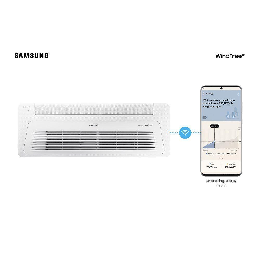Ar Condicionado Cassete 1 Via Samsung WindFree Inverter 24000 BTUS Quente e Frio 220V - 7