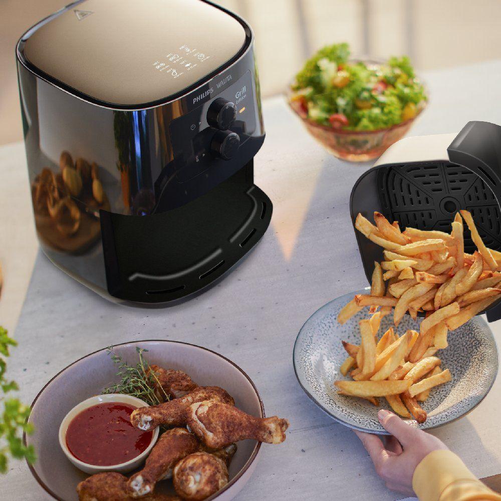 Fritadeira Elétrica Philips Walita Grill Edition Preta 1400W 4,1L 220V HD9202/90 - 7