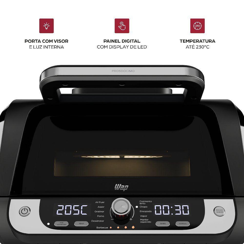 Fritadeira Elétrica Wap Barbecue Digital 10L 127V FW009626 - 7
