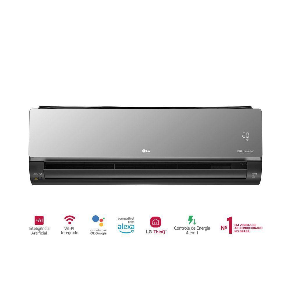 Ar-Condicionado LG DUAL Inverter Voice +AI ARTCOOL 12.000 BTU  Frio 220V - S3-Q12JAR1K - 6