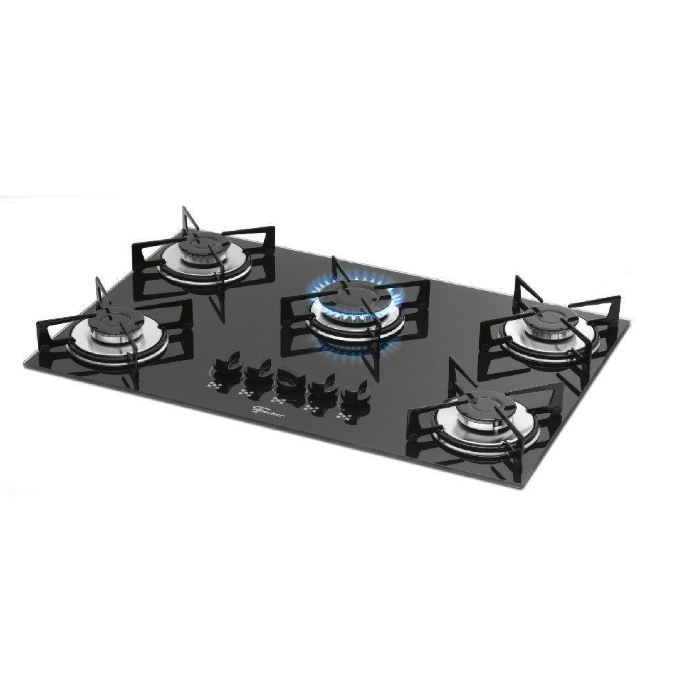 Cooktop Fischer 5 Bocas Preto Bivolt 1642-6985 - 2