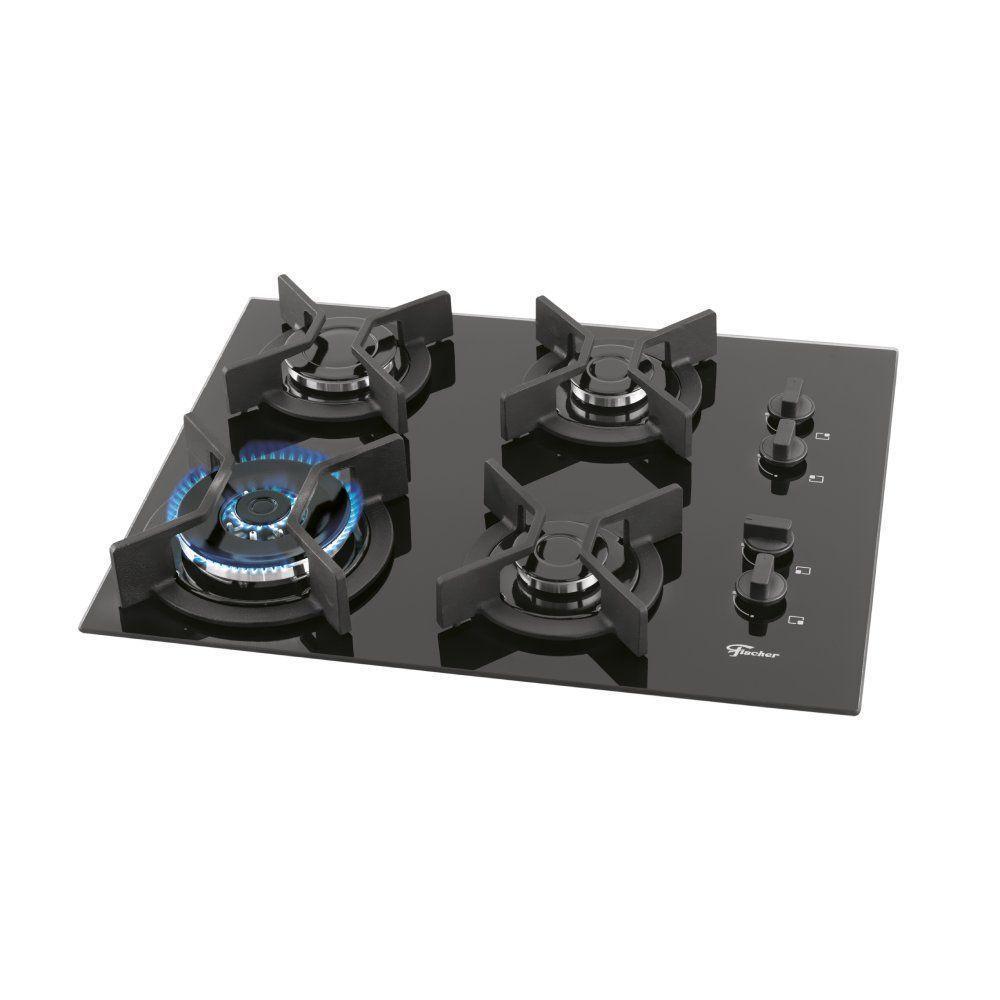 Cooktop Fischer 4 Bocas TC Infinity Preto Bivolt 26297-57076 - 3