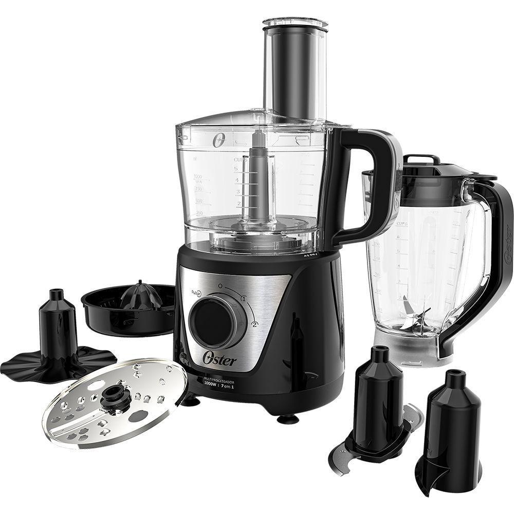 Multiprocessador de alimentos Oster Black 7 em 1 OMPR850 220V - 4