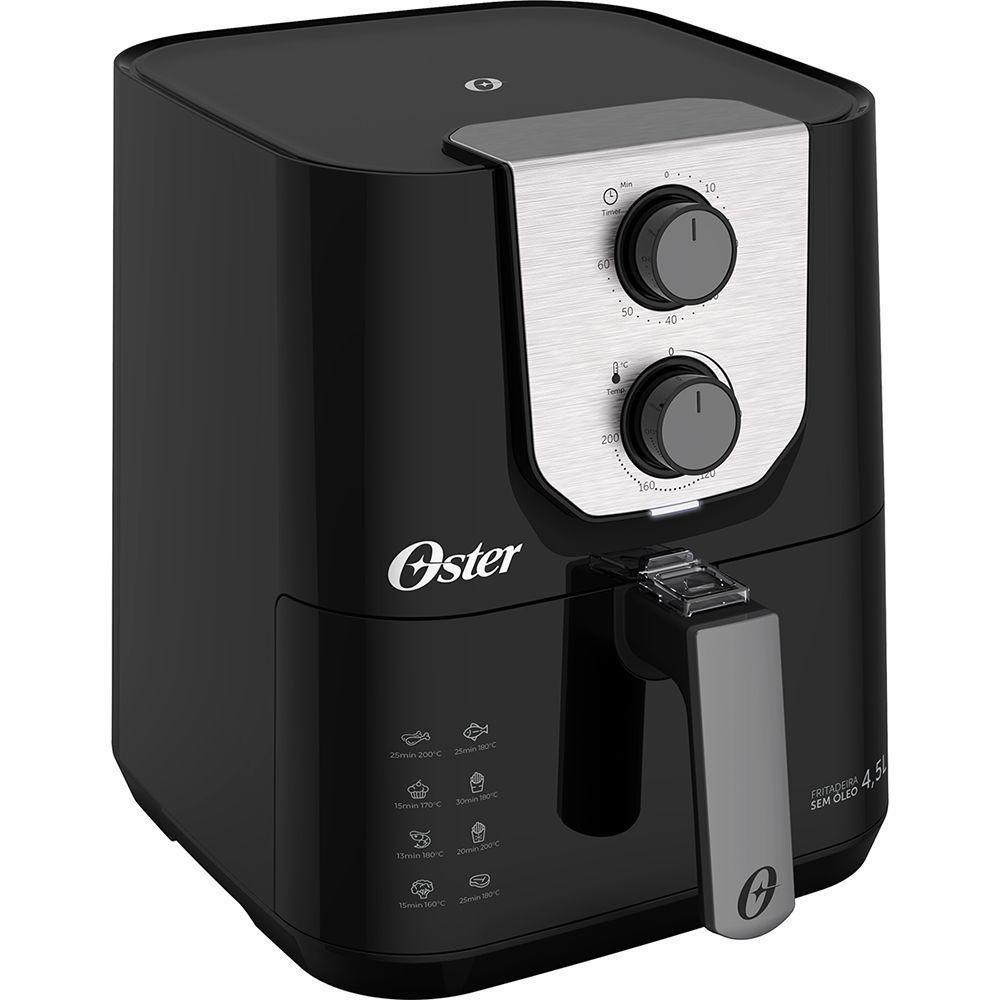 Fritadeira Elétrica Sem Óleo Oster Black Perform 4,5L OFRT510 127V - 5