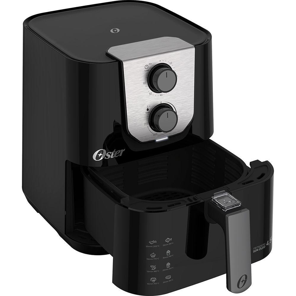 Fritadeira Elétrica Sem Óleo Oster Black Perform 4,5L OFRT510 127V - 7