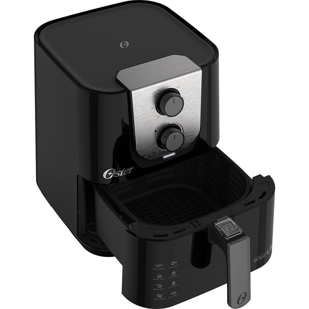 Fritadeira Elétrica Sem Óleo Oster Black Perform 4,5L OFRT510 127V - 8