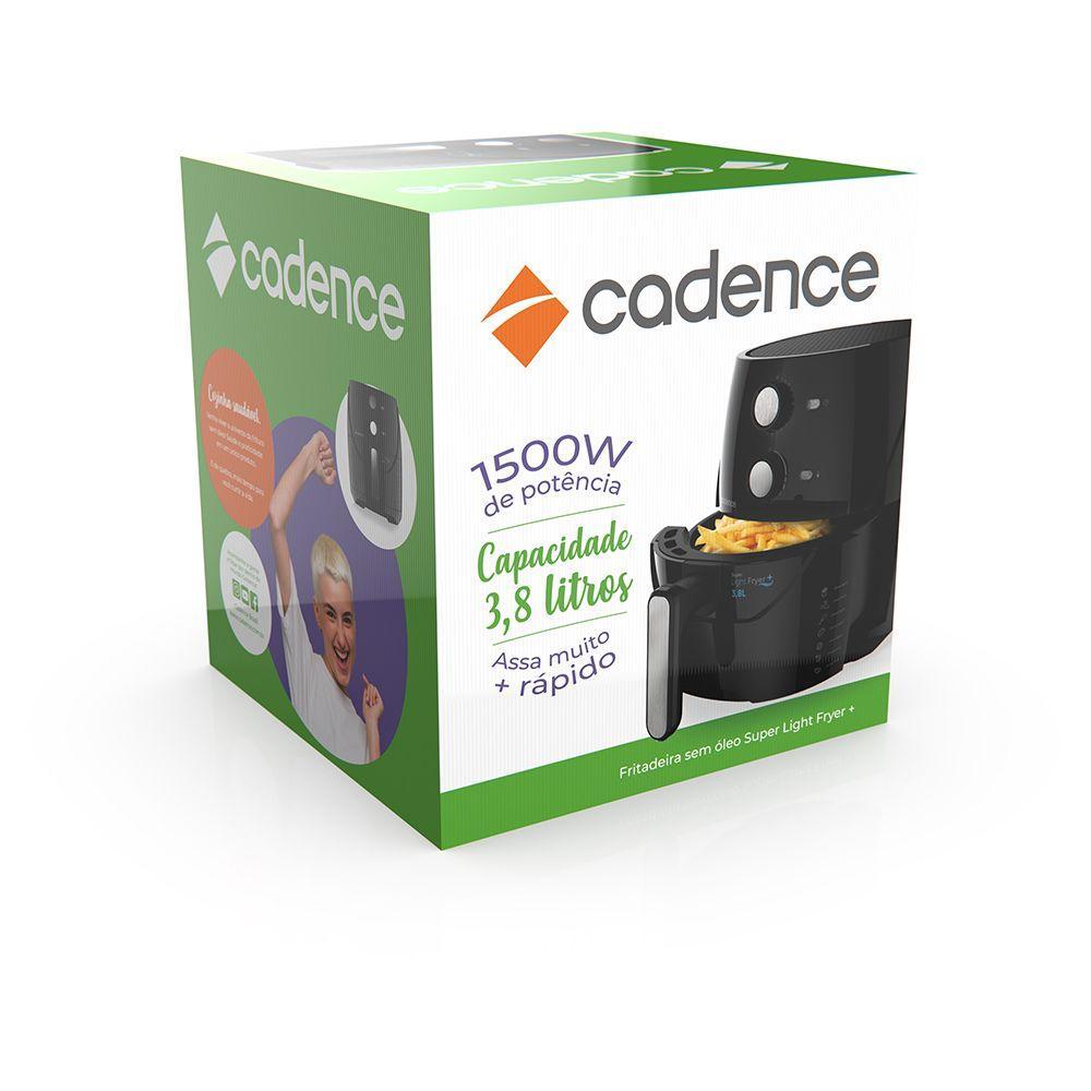Fritadeira Elétrica Cadence Sem Óleo Super Light Fryer 3,8L Preto 127V FRT555-127 - 6