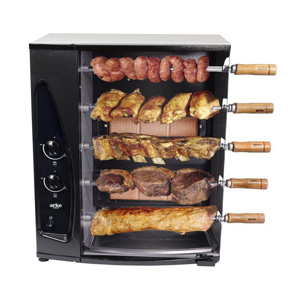 Assador a Gás GLP Rotativo Arke 05 Espetos Bivolt AGR-05 - 1