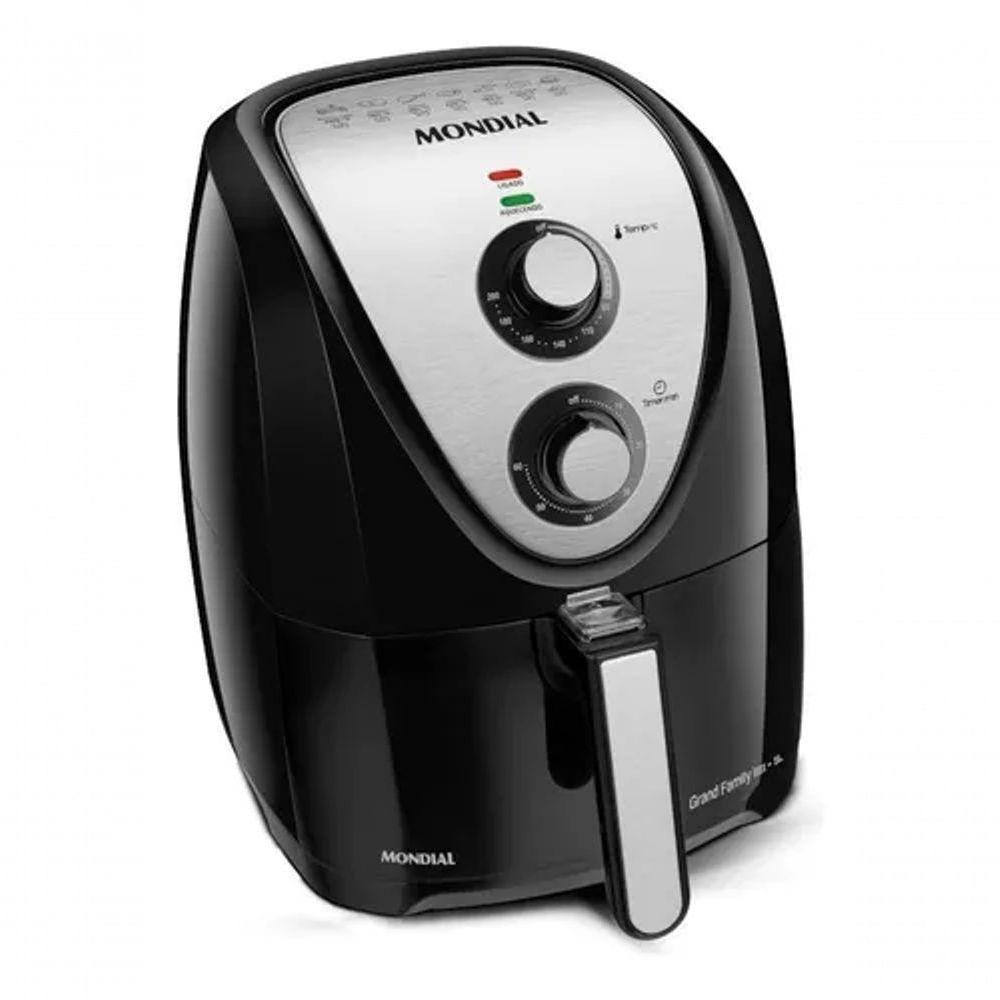 Fritadeira Elétrica Sem Óleo Preta 5L Mondial 127V AFN-50-BI - 4