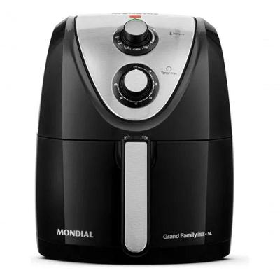 Fritadeira Elétrica Sem Óleo Preta 5L Mondial 127V AFN-50-BI