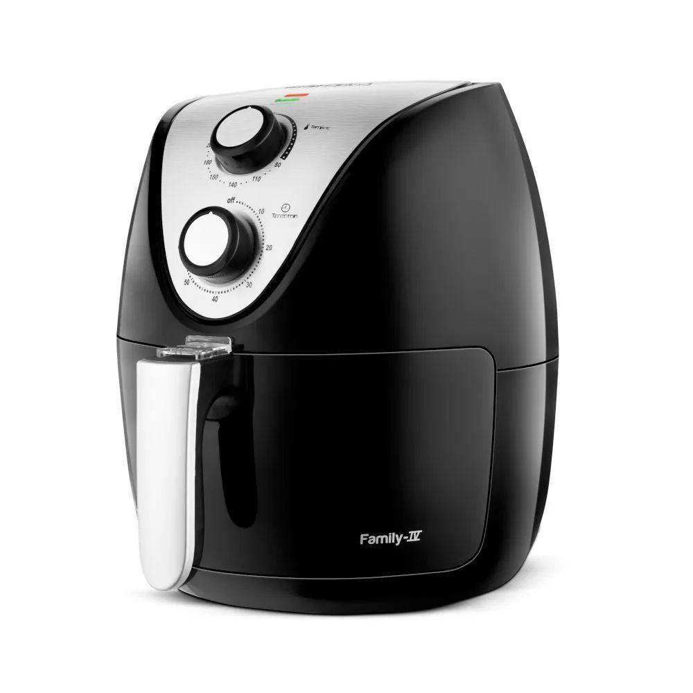 Fritadeira Elétrica Mondial Sem Óleo Family IV 3,5L 1500W Preta 127V AF-30I - 1