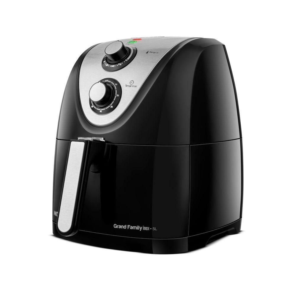 FRITADEIRA ELETRICA SEM OLEO MONDIAL AFN-50-BI PRETA 5L 220V (2037-04) - 3