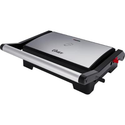 Grill Elétrico Mini OGRL230-127 2 em 1 1000W Acabamento em Inox Compacto para Cozinha Inox 110V